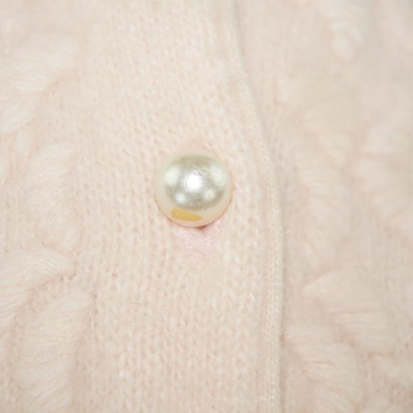 Vintage 80s Lambswool Angora Cardigan Sweater XL - Picture 3 of 9